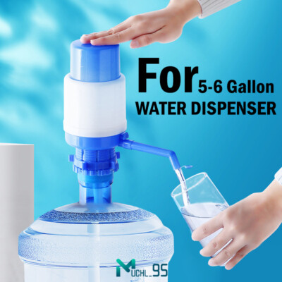 #ad Hand Press 5 Gallon Pump Water Bottle Jug Manual Dispenser Drinking Tap Spigot $9.99