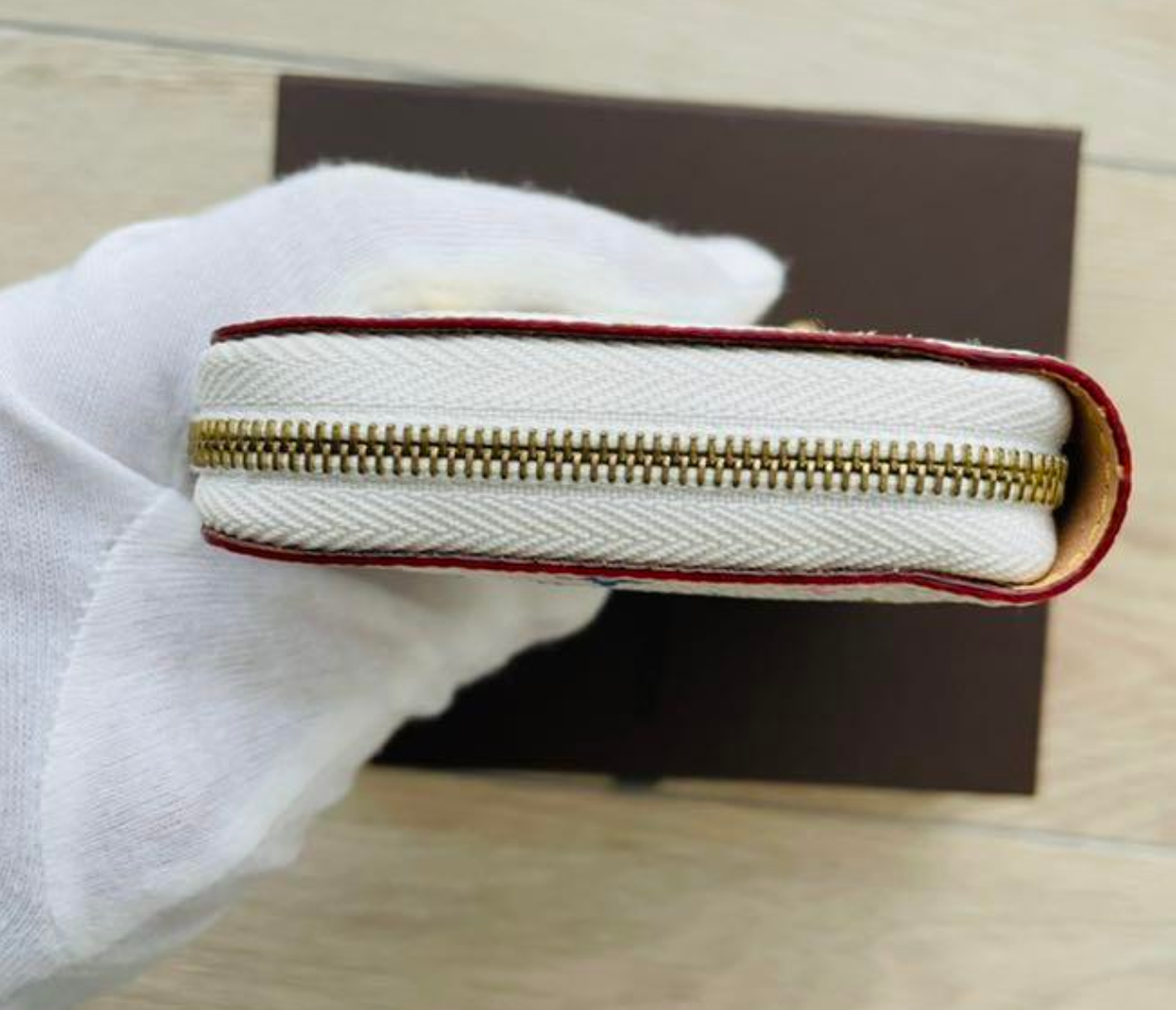 Louis Vuitton M66548 Zippy Coin Purse Monogram Multicolor Blanc