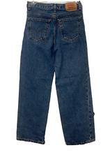 Levi's 550 Boys Relaxed Fit Regular Jeans Size 14 W27 L27 Blue Boot Leg Pockets