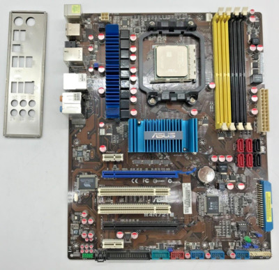 ASUS M4N72-E REV:1.01G DDR2 - with CPU - ATX - Socket AM2 - with I/O Shield#M2543