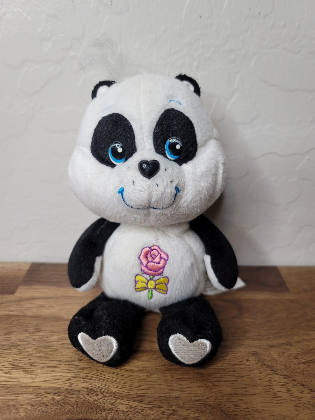 Rare 2004 Carlton Cards Perfect Panda Care Bear Cousin Flower Beanie 8 ...