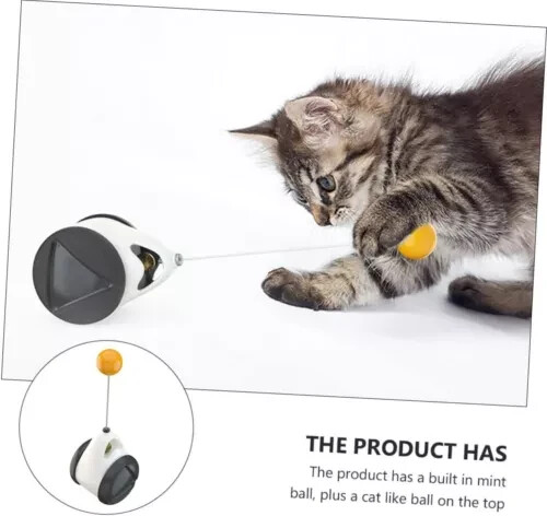 Interactive Cat Tumbler Swing Toy with Catnip – Balance Car Chase Fun Interactive Cat Tumbler Swing Toy with Catnip – Balance Car Chase Fun