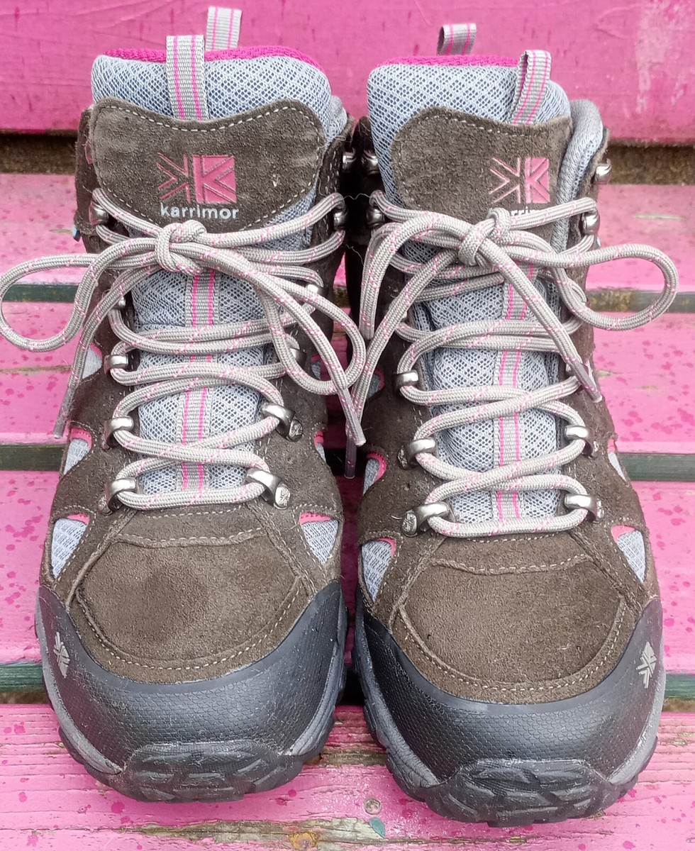 Karrimor Bodmin Mid Ladies Weathertite Dark Grey/ Red UK