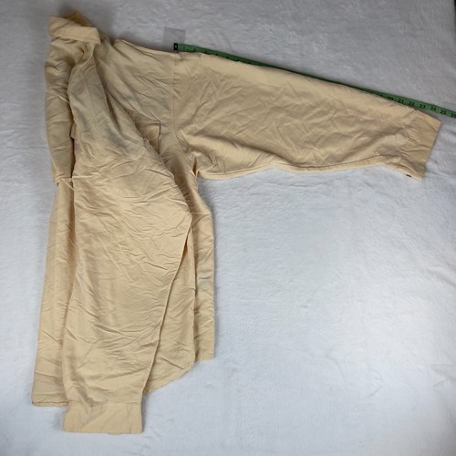 SAGE Fishing Shirt Mens XL Beige Mesh Lined Flap Pocket Long Sleeve Button Up - Picture 6 of 6