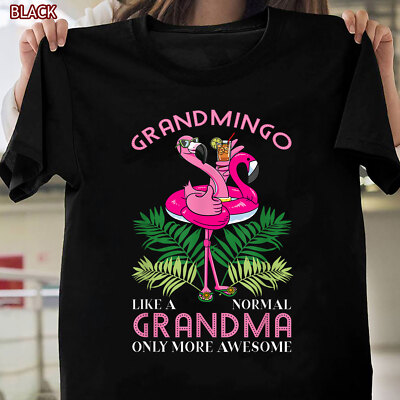 Grandmingo Grandmother Flamingo Lover Gramma Grandma Granny T-Shirt Womens Gift