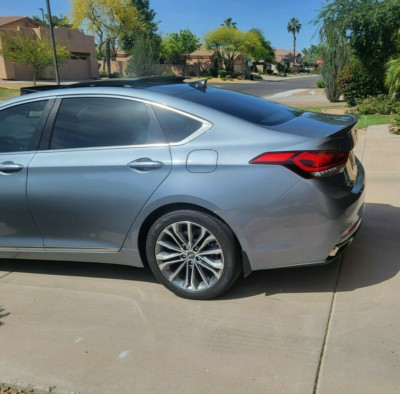 For: Hyundai Genesis 4DR 2015-2016 Painted Flush Mount Spoiler #SA-G80-FM
