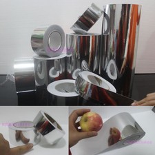 DIY Adhesive Vehicle Glossy Silver Mirror Chrome Vinyl Tape Wrap Sticker Film CB