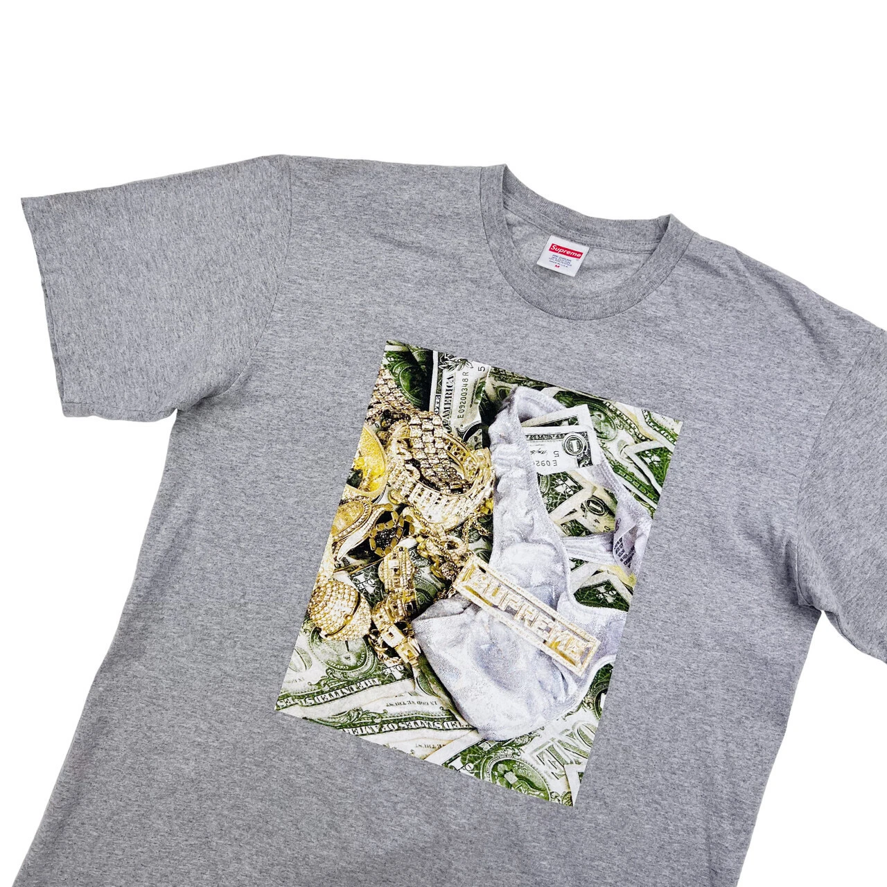 T shirt Supreme Bling gris