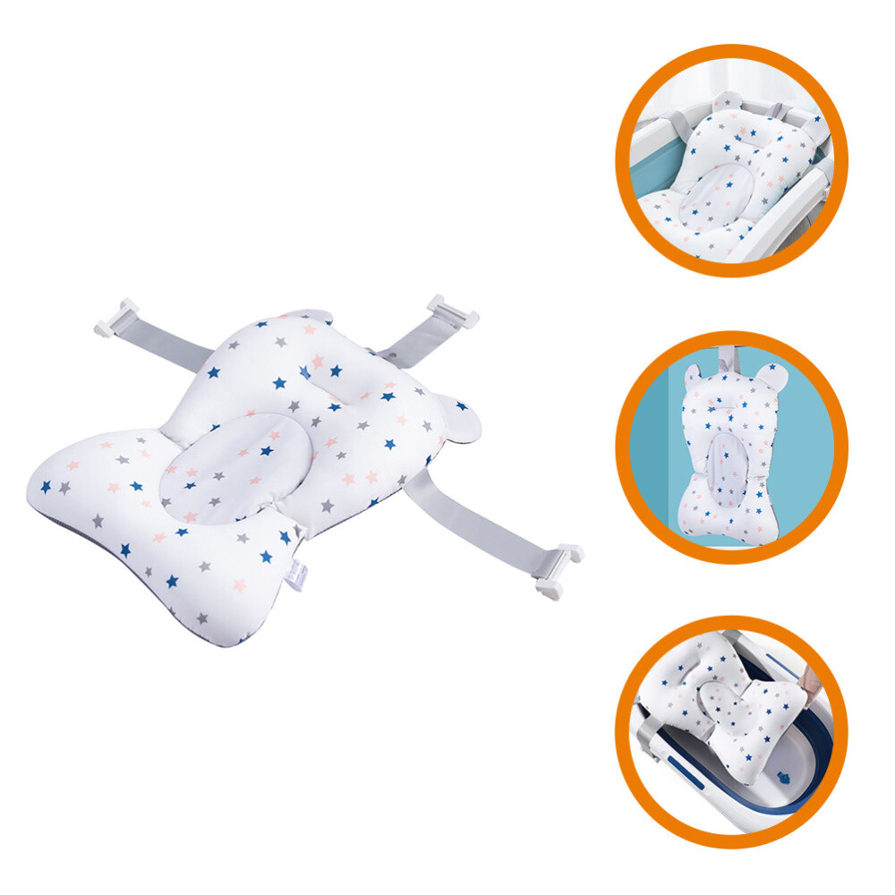 Baby Bath Cushion Toddler Bathing Supporting Mat Floating Bathing Tub