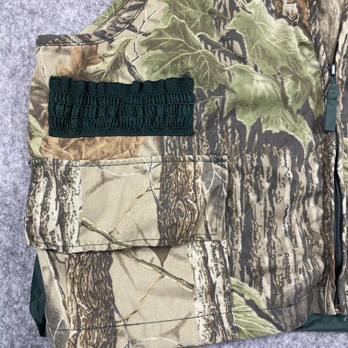 SafTbak Camo Vest Men’s XL Real Tree Game Pouch Bird Shooting Hunting Outdoor - Picture 4 of 10