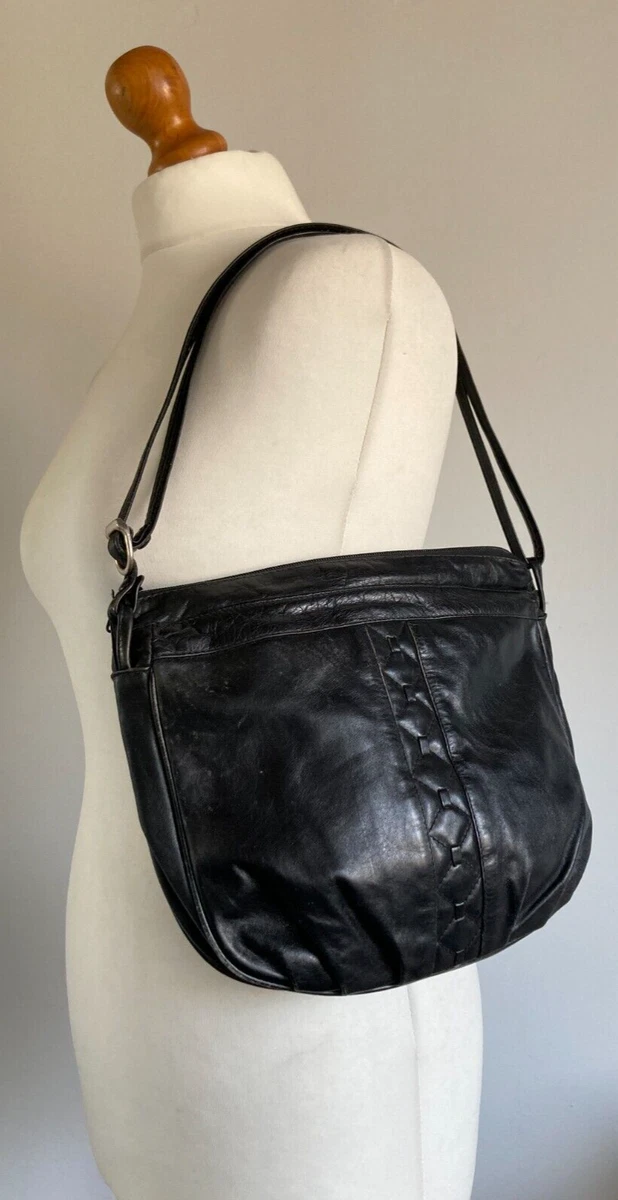 Logo debossed leather convertible crossbody bag hot sale