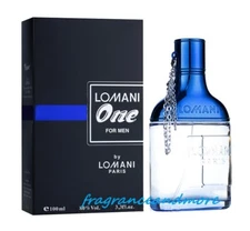 LOMANI ONE COLOGNE FOR MEN 3.3 OZ / 100 ML EAU DE TOILETTE SPRAY NEW IN BOX