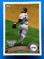 Andres Torres 2011 Topps Opening Day #91 San Francisco Giants