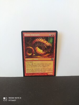 FOIL Wurm Temerario / Reckless Wurm - MTG Magic