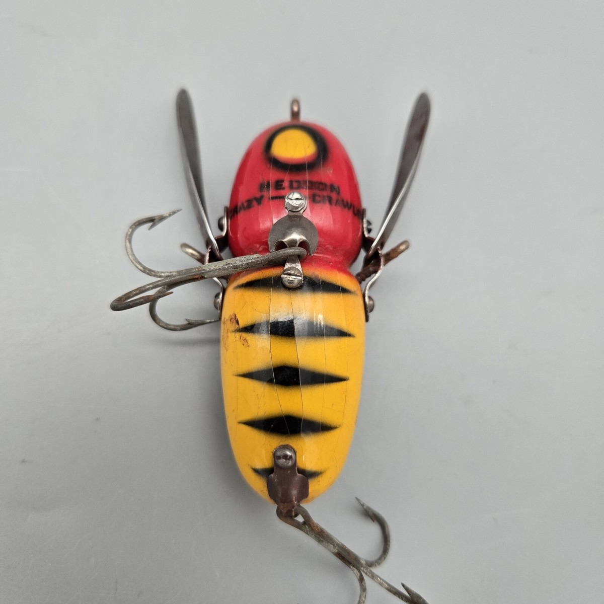 Vintage Heddon 2100 Crazy Crawler YHR Fishing Lure | eBay
