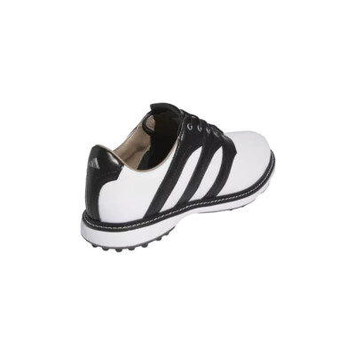 Men's Adidas White Black Leather MC Z-Traxion Spikeless Golf Shoes