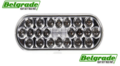 Truck-Lite (6051A) Signal-Stat, LED Clear 12V Front/Park/Turn Lamp