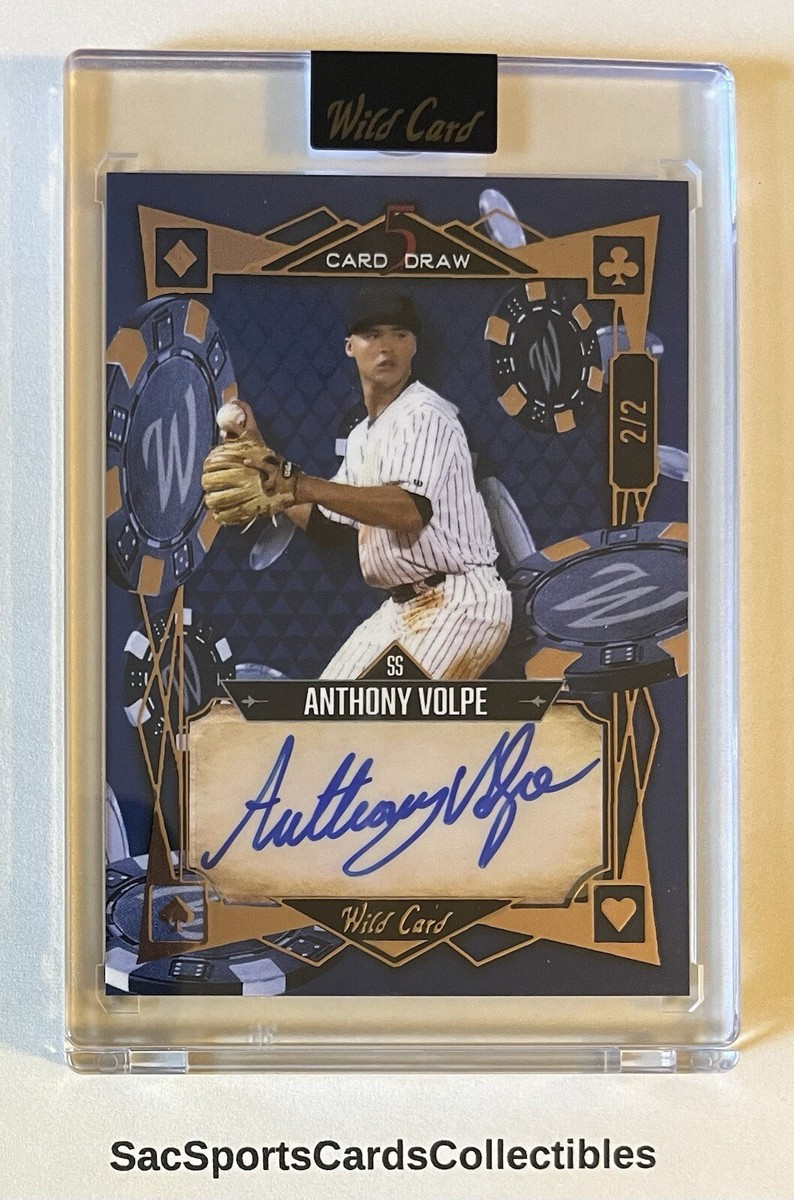 Anthony Volpe 2023 Wild Card 5 Card Draw Autograph #'d 2/2 | eBay