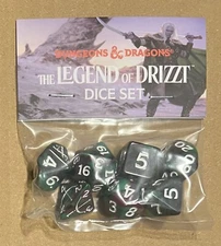 D&D Legend of Drizzt Dice Set SEALED Sirius Dungeons & Dragons