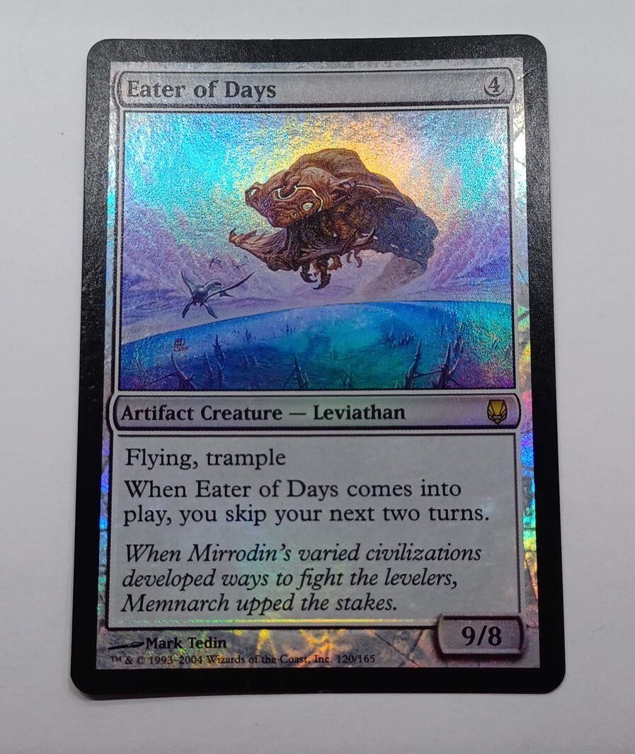 MTG - Eater of Days - Darksteel - 120/165 - FOIL Rare - EX-NM x1