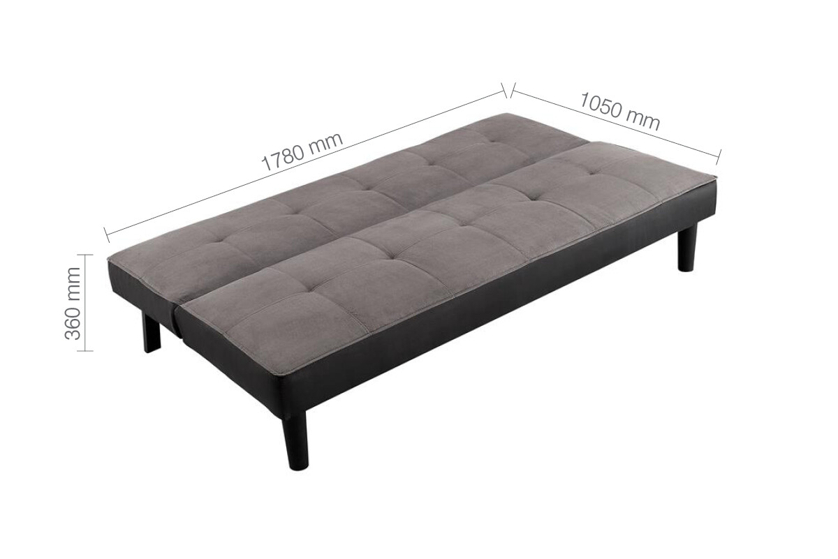 New Contemporary Grey Velvet Fabric Aurora Sofa Bed by Birlea eBay