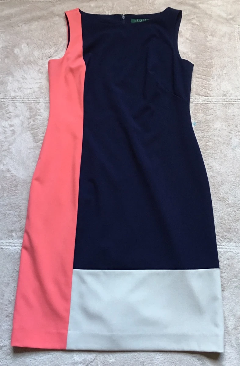 Coral blue color hot sale dress