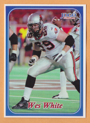 Wes White 2003 Jogo CFL card #4 B.C. Lions  Duke Blue Devils