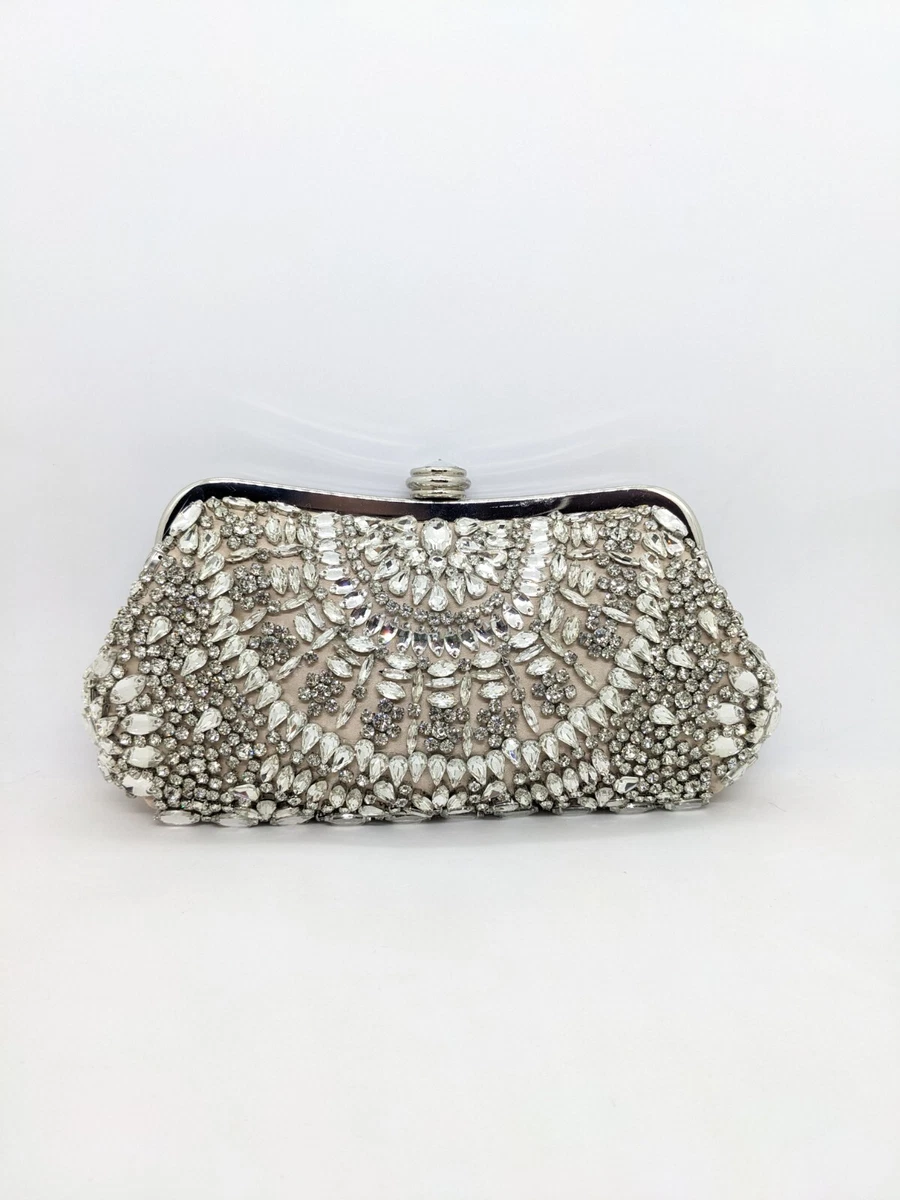 Nina crystal embellished clutch sale