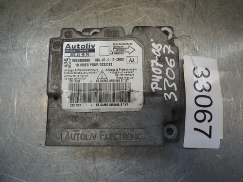 Airbagsteuergerät Peugeot 407 SW (6E) 2,0HDi 100kW BJ.2008 9655880880 603554600