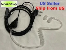 TYT 2 Pin earpiece with mic for Kenwood K Type TYT UV88 350 380 390 US Seller 