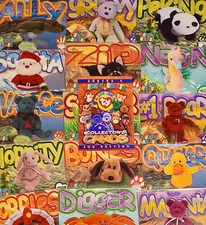 BEANIE BABIES COLLECTOR TRADING CARDS * SERIES 4 - 2ND EDITION * COMMON CARDS