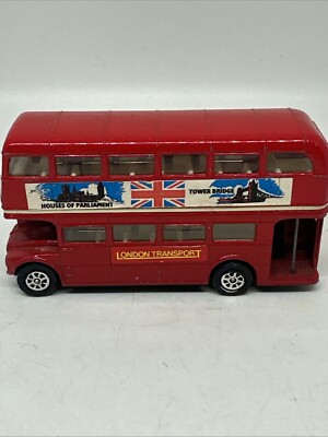 Seerol Diecast Routemaster Bus Great Britian London Transport Double Deck 4 1/4 
