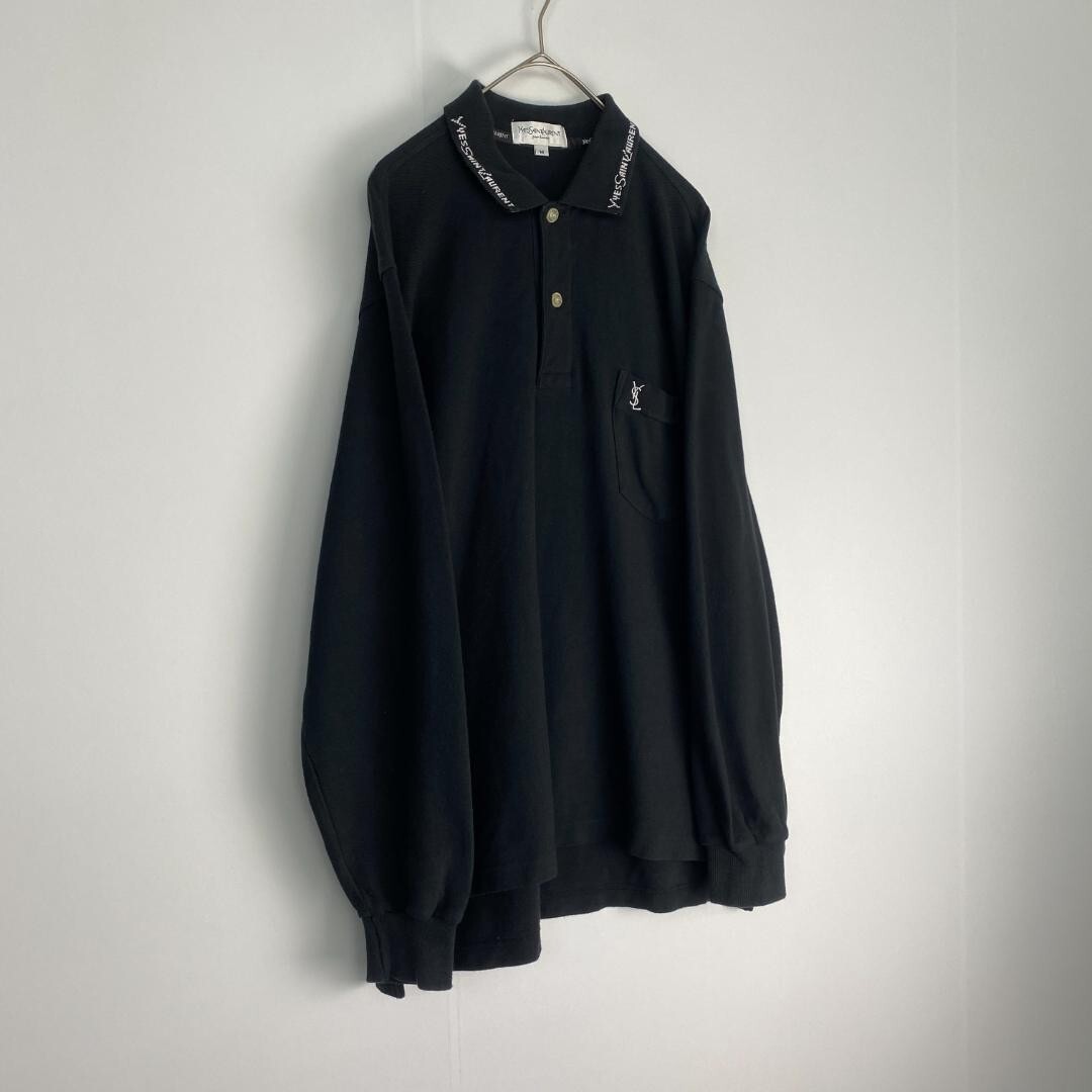 w2770 Polo Yves Saint Laurent Ricamo logo disegno logo 100% cotone