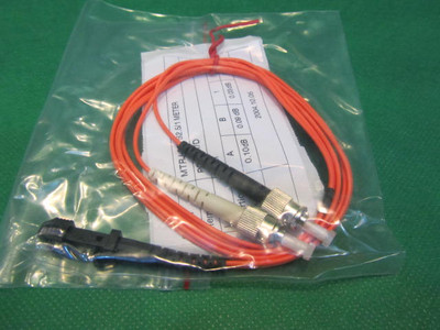 Cisco Compatible 62.5/125  MTRJ-ST OFNR Duplex  Fiber Optic Cable, 3M.