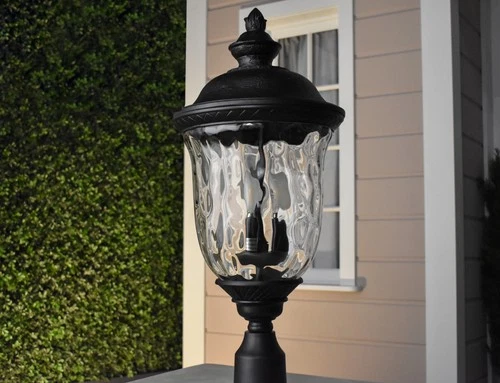 Maxim 3426 Bronze Carriage House Dc 1-Light Outdoor Post Light - Picture 8 of 12
