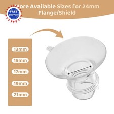 Flange Inserts 19mm 24mm Compatible with Medela Spectra Breast Pump 4PCS Reduce
