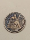 1888-S Seated Liberty Silver Dime 10c - San Francisco Mint