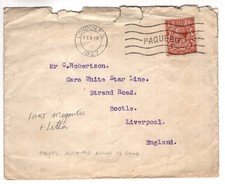 1927 SHANGHAI DEFENCE FORCE, WHITE STAR H.M.T. MAGANTIC ADEN TO CHINA, PAQUEBOT