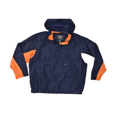 Vintage Eddie Bauer WeatherEdge Men's Anorak Windbreaker 1/4 Zip Jacket Size XL