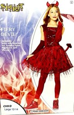 Spirit Halloween - FIERY DEVIL - Costume - CHILD Size - Large 12 - 14