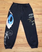 Travis Scott Astroworld Festival 2021 Sweatpants Black Cactus Jack Utopia XXL 