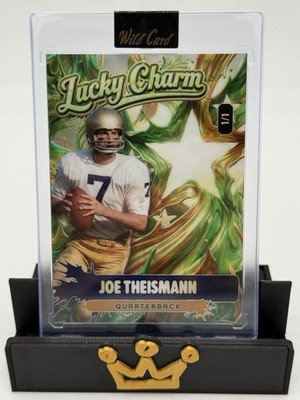 Joe Theismann 1/1 Wild Card Lucky Charm SSP QB Color Match 