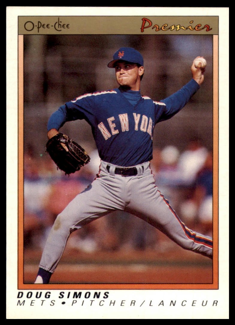 1991 O-Pee-Chee Premier #110 Doug Simons RC