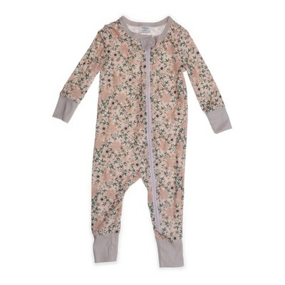 Shein, Strampler, Größe: 86, Beige/Mehrfarbig, Elasthan/Polyester, Blumen #SaH