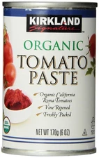 Kirkland Organic Tomato Paste-6 oz, 12 ct 