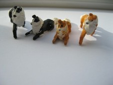 Vintage 1970s Britains Ltd 4 x Dogs.  Preloved.  Good Condition.