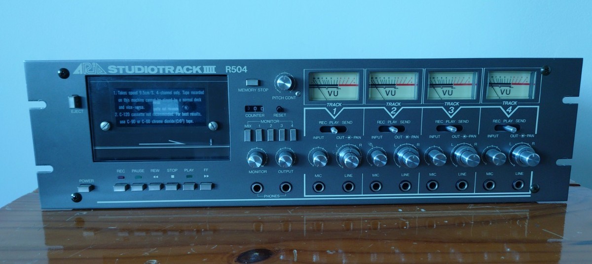 ARIA R504 STUDIOTRACK III 4trカセットMTR Aria Studiotrack III - 4