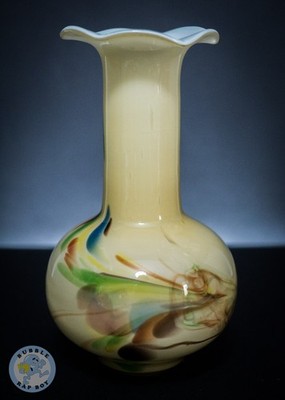 Dalian Glas Schneeflocke chinesische Mcm Kunstglas Vase Inneneinrichtung Deko