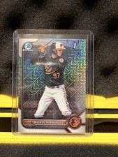 Bowman Chrome Mojo Refractor Prospect Maikol Hernandez 1st #BCP-155 Orioles 2022