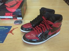 Air Jordan 1 Retro High OG Black/Varsity Red-White Size 10